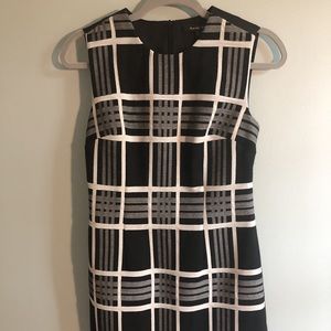 Plaid Neutral Rachel Roy Mini Dress